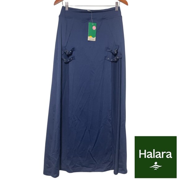 HALARA Dresses & Skirts - HALARA High Waisted Decorative Buckle 2-in-1 Maxi Casual Skirt